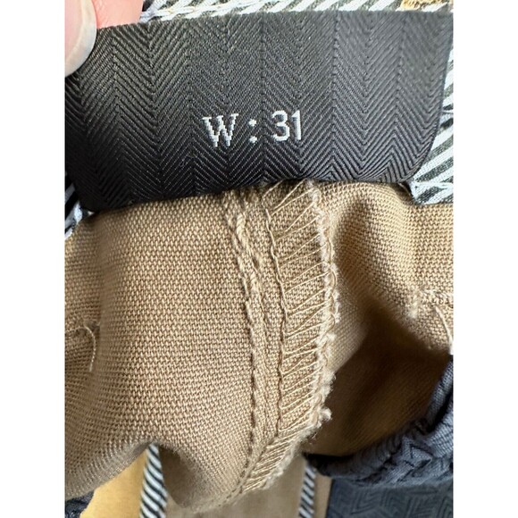 Jachs NY Shorts Mens 31 Bleecker Tan Palm Tree Flat Front Chino Beachy Resort - Picture 6 of 6